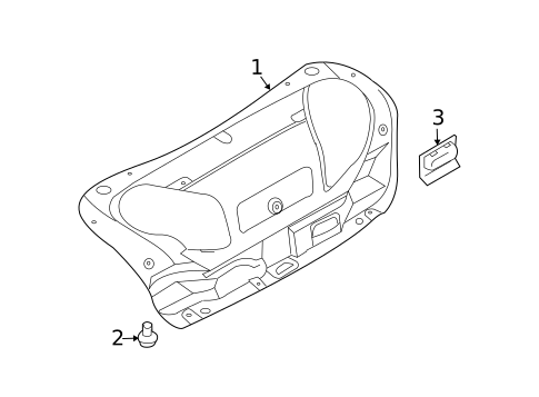INTERIOR TRIM - TRUNK for 2015 INFINITI Q40 #0