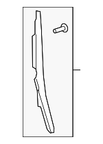 538270C010 - Body: Rear Seal for Toyota: Sequoia, Tundra Image