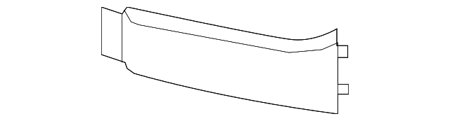 Genuine Toyota Fender Extension Panel (Right, Front) part# 53931