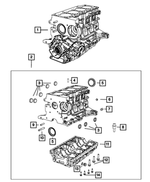 68236569AA - 1.4LTurbo; Engine: Short Block Engine for Mopar Image