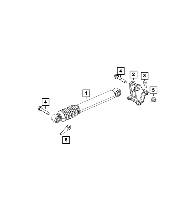 68444227AA - Rear Suspension: Damper for Mopar Image