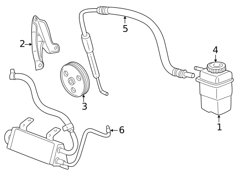 Pump & Hoses for 2003 Dodge Neon #0