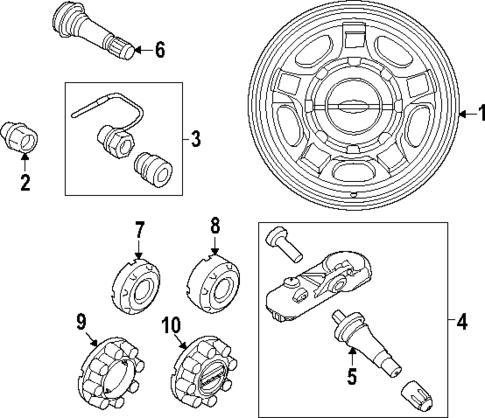 Wheels for 2025 Ford F-250 Super Duty #2