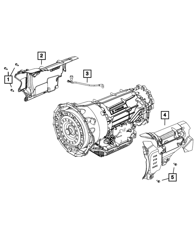 68594357AA - Transmission: Vent Hose for Mopar Image