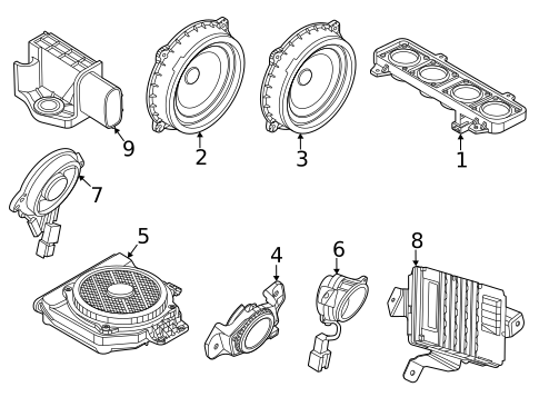 Antenna & Radio for 2023 Genesis GV80 #1