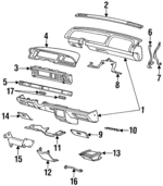 25534056 - Body: Hinge for Oldsmobile: 88, 98 Image