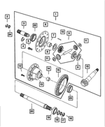 4539661 - Automatic Transaxle 4 Speed: Transaxle Differential for Mopar Image