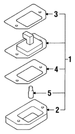 MB959845 - Electrical: License Lamp for Mitsubishi Image