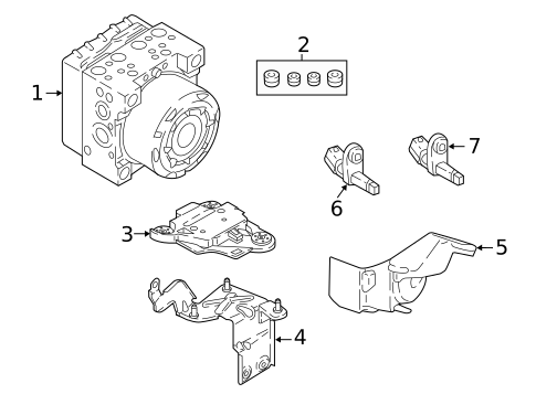 ABS Components for 2025 Volkswagen Taos #0
