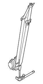 LJ7Z78611B08AG - Electrical: Seat Belt Assembly for Lincoln: Corsair Image