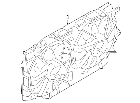 Cooling Fan, Clutch & Motor for 2024 Ford Ranger #0