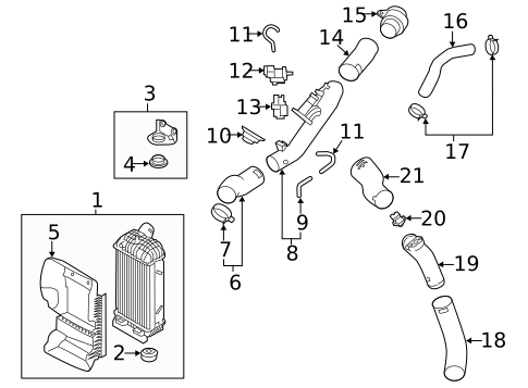 Intercooler for 2017 Kia Sportage #0