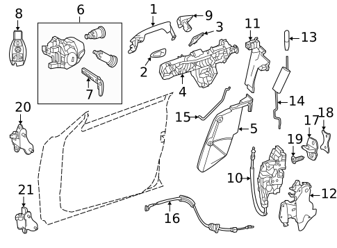 Rear Door for 2022 Mercedes-Benz SL 55 AMG&reg; #0
