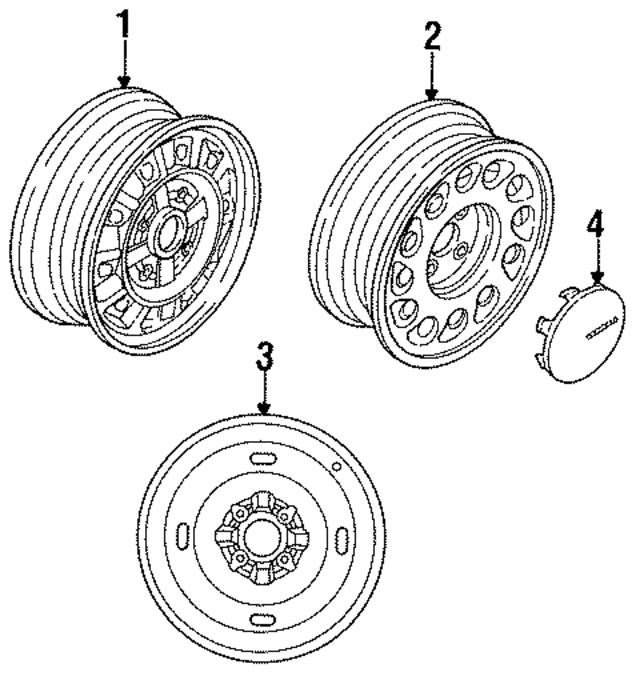 403006N077 - : Wheel, Spare for Nissan Image