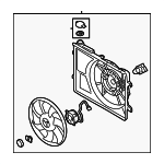 253803X100 - Cooling System: Fan Module for Hyundai: Elantra, Elantra Coupe, Elantra GT Image