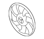 252311P390 - Cooling System: Fan Blade for Hyundai: Elantra, Elantra Coupe, Elantra GT Image