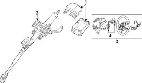 Steering Wheel for 2023 Mitsubishi Outlander #0