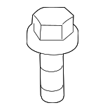 738981AC0A - Body: Roof Luggage Carrier Side Rail Bolt for Nissan: Armada, Murano, Rogue Image