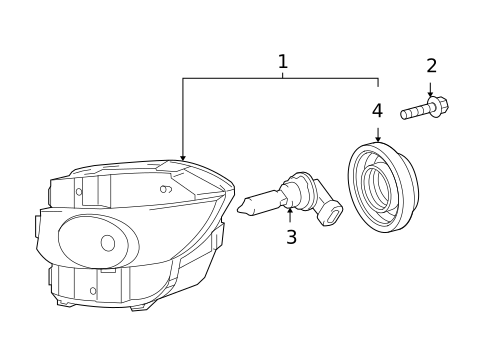 Bulbs - Chassis for 2012 Lexus LS460 #1