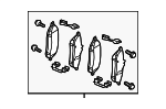 4200105 - Brakes: Disc Brake Pad Set for Mercedes-Benz Image