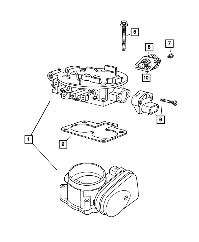 4778462 - Fuel: Throttle Position Sensor Screw for Mopar Image image