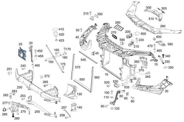 91302400810064 - Front-End Assembly, Front Panel: Rivet Nut for Mercedes-Benz: 180b, 350SD, AMG GT 43, AMG GT 55, AMG GT 63 Pro, AMG GT Black Series, B Electric Drive, B250e, E320, E500, G500, G550, G580, G63 AMG, GL320, GL350, GL450, GL550, GL63 AMG, GLC300, GLC43 AMG, GLC63 AMG, GLE300d, GLE350, GLE400, GLE43 AMG, GLE450 AMG, GLE53 AMG, GLE550e, GLE63 AMG, GLE63 AMG S, GLS350d, GLS450, GLS550, GLS63 AMG, Maybach GLS600, Maybach S550, Maybach S560, Maybach S600, Maybach S650, ML250, ML320, ML350, ML400, ML450, ML500, ML550, ML63 AMG, R320, R350, R500, S450, S550, S550e, S560, S600, S63 AMG, S65 AMG, SL43 AMG, SL55 AMG, SL63 AMG, SL63 AMG S E Performance Image image
