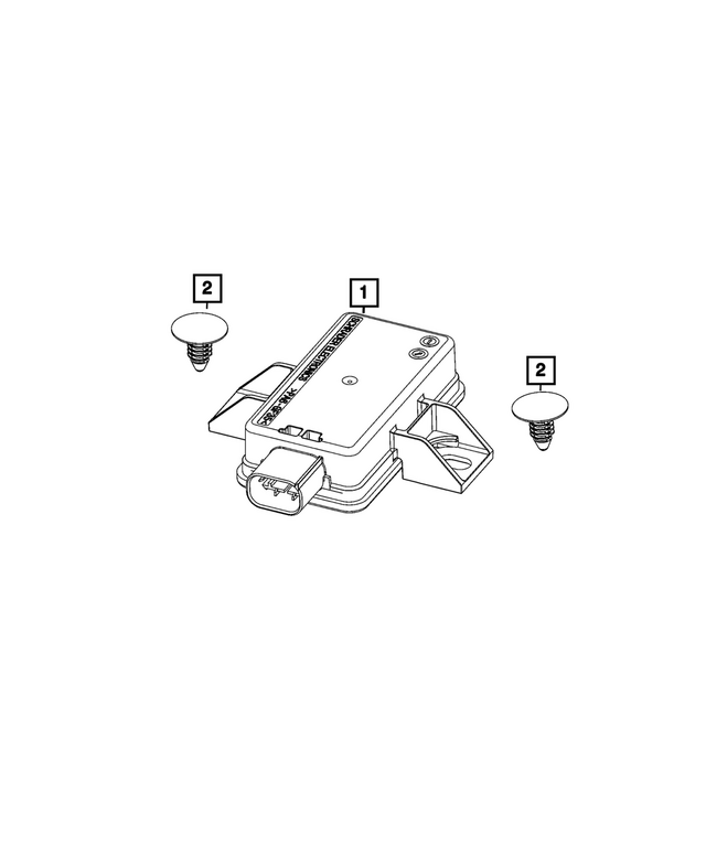 68530444AC - Electrical: Control Module Receiver for Mopar Image image