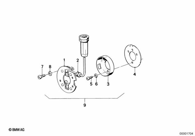12111459052 - Engine Electrical System: Grommet -  for BMW-Motorrad Image