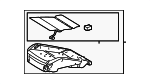 71511AQ020 - Body: Seat Cushion Pad for Toyota: Camry Image