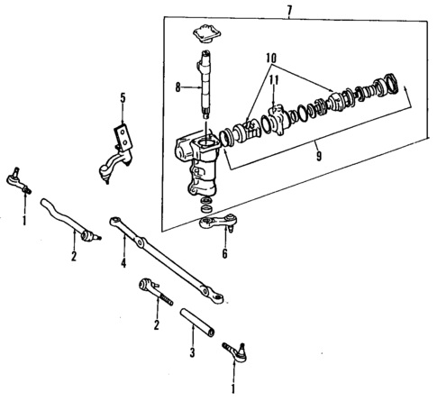 Steering Gear & Linkage for 1989 Dodge Raider #0