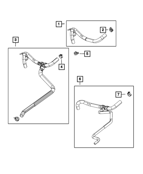 Air Conditioner and Heater Plumbing for 2022 Chrysler 300 #1