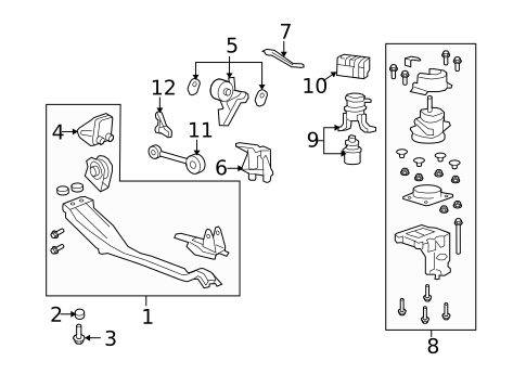 Engine & Trans Mounting for 2008 Mazda Tribute #0