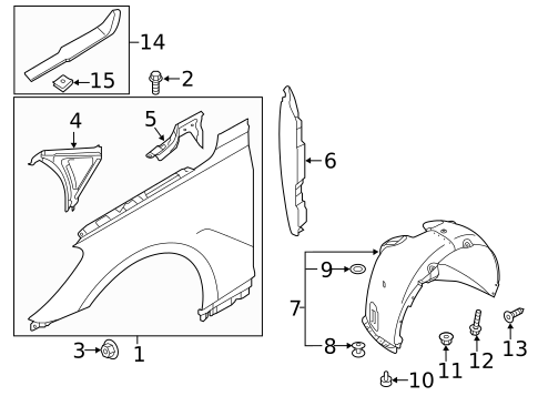 Fender & Components for 2017 Genesis G90 #0