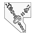 STE928 - Steering: Motorcraftâ„¢ Gear Assembly for Ford Image