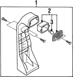 K08E51580D - Electrical: High Mount Lamp for Kia Image