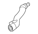 8W0819334F - Cooling System: Connector Hose for Audi Image