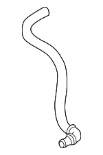 8W1819350B - Cooling System: Heater Hose for Audi Image