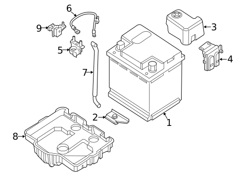 Battery for 2019 Smart EQ fortwo #0