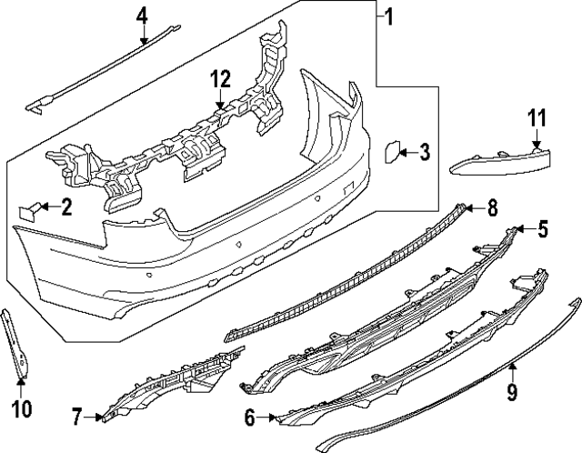 8W5807067CGRU - Body: Bumper Cover for Audi Image