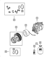 68224150AB - Air Conditioners and Heaters: Compressor Lubricant for Mopar Image
