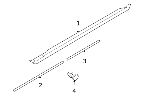 Exterior Trim - Pillars for 2005 Volvo XC70 #0