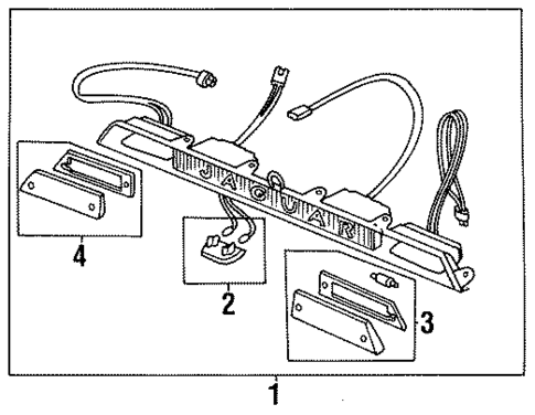 Backup & License Lamps for 1986 Jaguar XJS #0