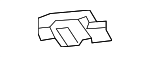 664150R070 - Body: Headliner Spacer for Toyota Image