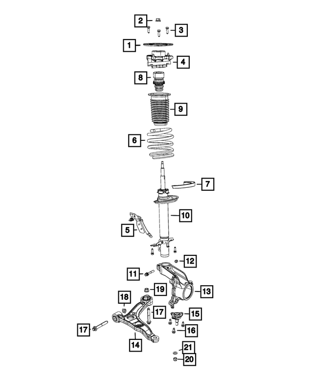 68109701AA - : Suspension Plate, Right for Mopar Image