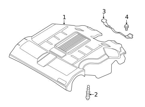 Engine Appearance Cover for 2019 Land Rover Discovery #0