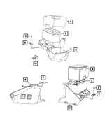 BBH7F001AA - Electrical: Storage Battery, Us for Chrysler: 200, 300, Pacifica, Town &amp; Country, Voyager | Dodge: Challenger, Charger, Durango, Grand Caravan, Magnum, Ram 1500, Ram 2500, Ram 3500 | Jeep: Cherokee, Commander, Grand Cherokee, Grand Wagoneer, Wagoneer, Wrangler | Ram: 1500, 1500 Classic, 2500, 3500, C/V Image
