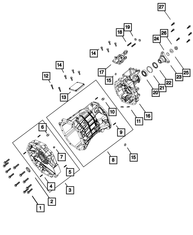 68056415AA - TR6060; 6-Speed; Manual Transmission: Input Shaft Seal for Mopar Image