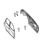 68508947AA - Electrical: Door Module, Left for Mopar Image image