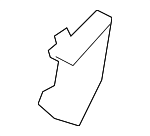 51717434887 - : 2019-2024 BMW - Water Drain Panel for BMW: X5, X6, X7, XM Image