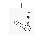 4546059035 - : Outer Tie Rod for Lexus: IS300 Image